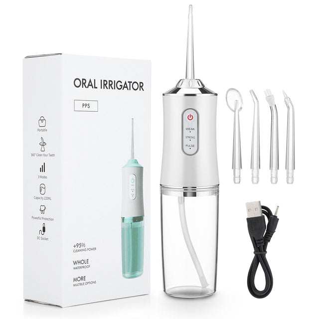 Waterproof Irrigator Dental CleanerExpress Global Mart  Introducing the Pen Brush Cleaning Tool - Your Ultimate Dental Companion!
✨ Powerful Oral Care: Say goodbye to plaque and hello to sparkling teeth! Our oral irrigatoWaterproof Irrigator Dental CleanerZendrop