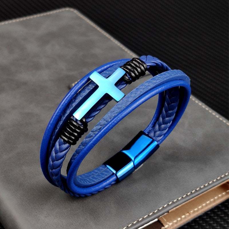 Men Chakra BraceletExpress Global Mart  Introducing Our Stylish Men's Leather Cross Bracelet!
Elevate your accessory game with our exquisite leather cross bracelet, designed to add a touch of charm and sopMen Chakra BraceletZendrop