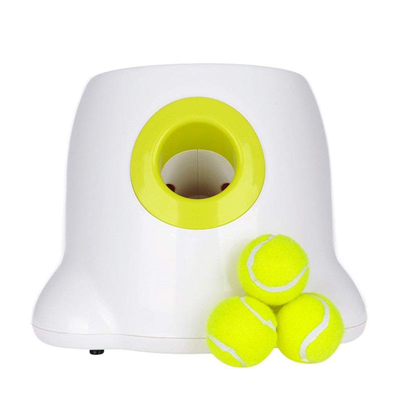 Dog pet Tennis LauncherExpress Global Mart  Introducing the Ultimate Automatic Ball Launcher: Your Pet's Playtime Pal!
Say goodbye to tired arms and hello to endless fun with our Automatic Ball Launcher. Here'Dog pet Tennis LauncherZendrop