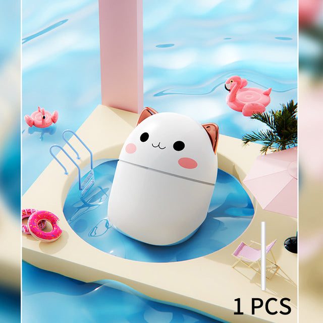 Cute Cat HumidifierExpress Global Mart  Introducing the 250ml Cute Cat Humidifier: Your Key to Comfortable Living!
Transform your home into a cozy oasis with our compact and adorable humidifier. Here's whyCute Cat HumidifierZendrop