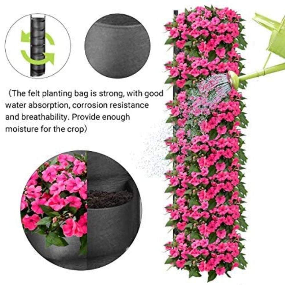 Vertical Hanging Garden Flower PotsExpress Global Mart  Elevate Your Space with Vertical Hanging Garden Flower Pots!
🌿 Lush Hanging Gardens: Transform any space into a vibrant oasis with our Vertical Hanging Garden FloweVertical Hanging Garden Flower PotsZendrop