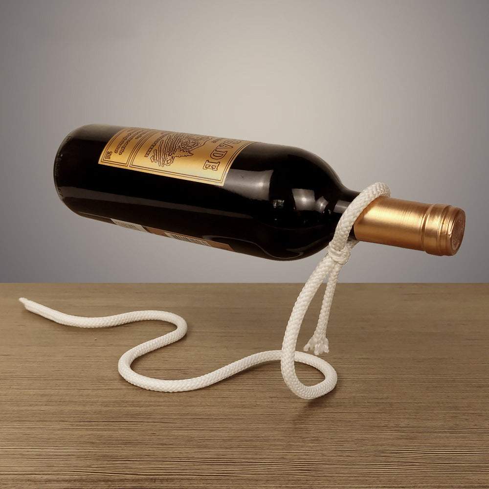 Suspended Rope Wine BottleExpress Global Mart  Elevate Your Wine Presentation with the Suspended Rope Wine Bottle Holder!
🍷 Unique Conversation Starter: Stand out at your next dinner party with this creative andSuspended Rope Wine BottleZendrop