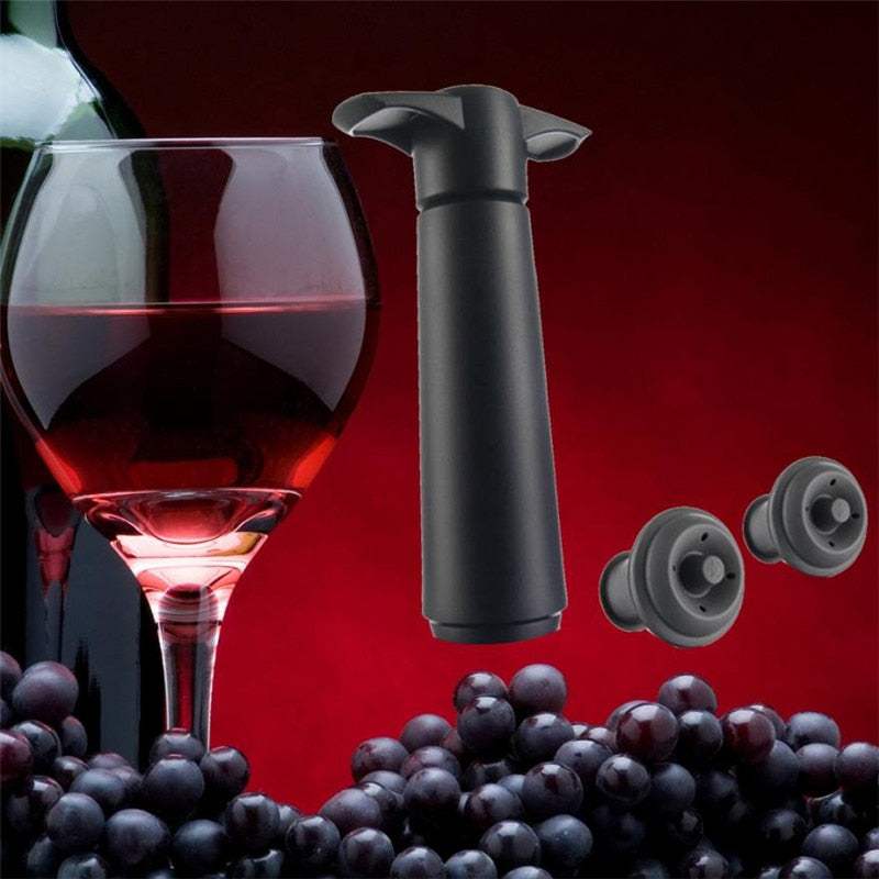 Wine PumperExpress Global Mart  🍾 Presenting Our Premium Wine Bottle Vacuum Sealer Set! 🍾
Experience the epitome of quality and convenience with our innovative wine bottle vacuum sealer. Here's wWine PumperZendrop