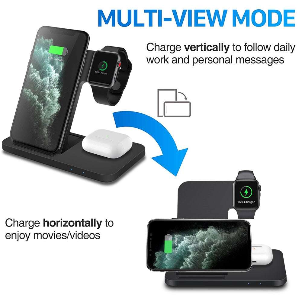 3in1 Wireless Fast Charger Dock StationExpress Global Mart  Introducing the DCAE 15W Fast Wireless Charger Dock Station – Your Ultimate Apple Device Charging Solution!
Transform your charging experience with the DCAE 15W Fast3in1 Wireless Fast Charger Dock StationZendrop